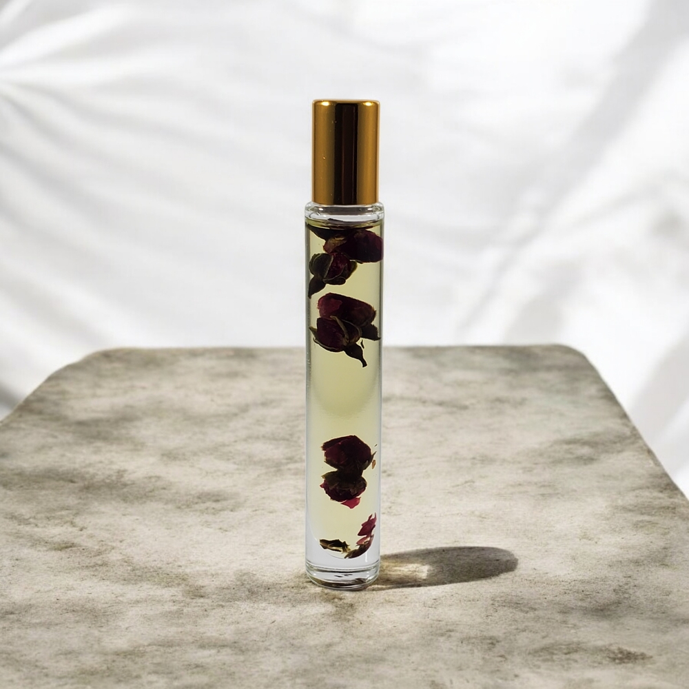 NWT Roll-on Body Oil ROSE - 100% Natural Absolutes - No Synthetics